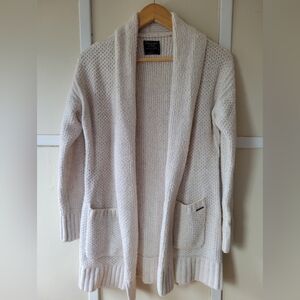 Abercrombie & Fitch Cream Knit Cardigan